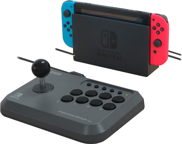 Аркадний стік Hori Fighting Stick Mini Nintendo Switch Grey (0873124007442) - зображення 6