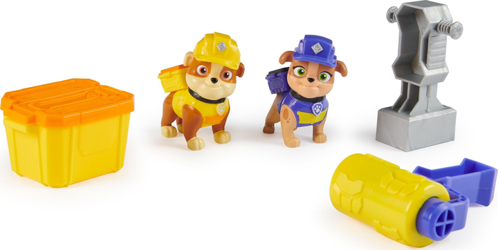 Figurki Spin Master Paw Patrol Rubble i jego Ekipa Rubble & Mix 6066686 (0778988459294) - obraz 3
