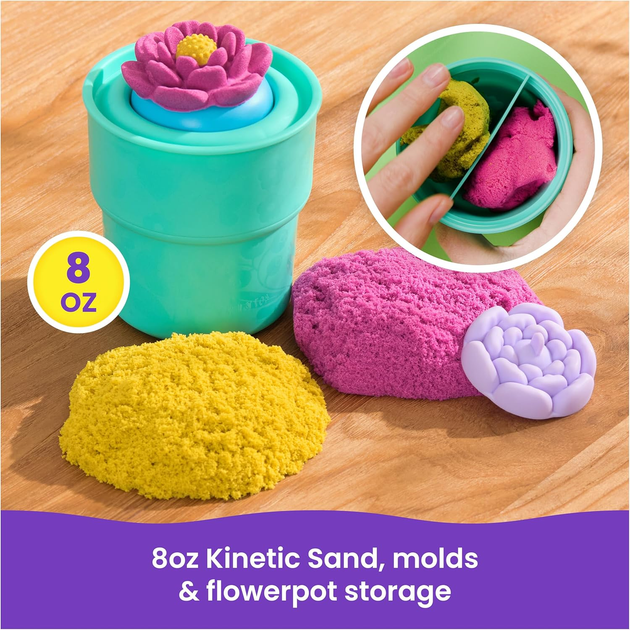Кінетичний пісок Spin Master Kinetic Sand Квітка 6071548 240 г (0681147043015) - зображення 11