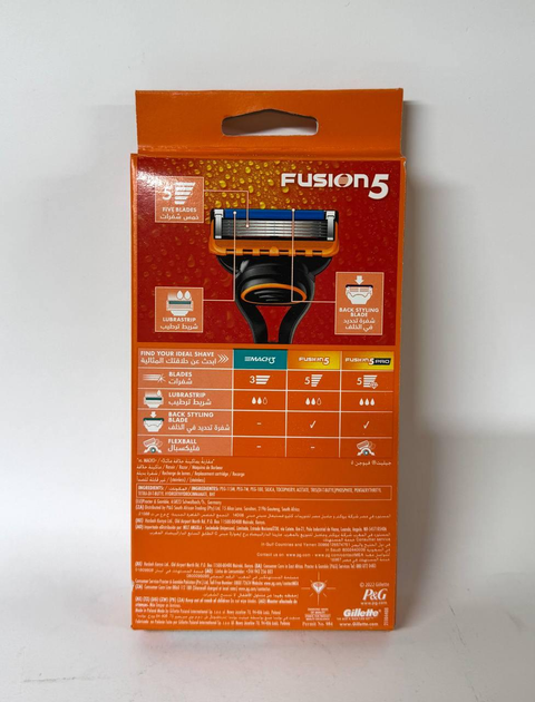 Станок для гоління Gillette Fusion - 2 касети NEW - зображення 3