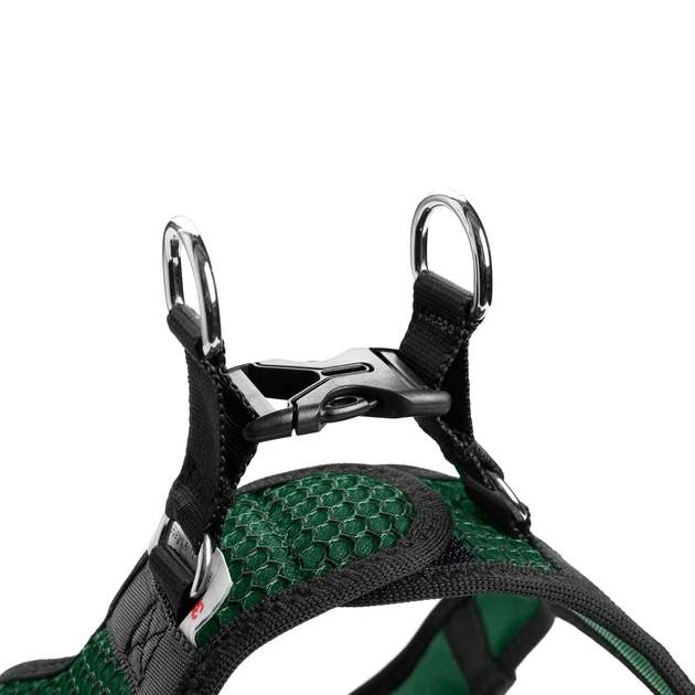 Шлея для собак Hunter Hilo Comfort XXS-XS Dark Green (4016739698124) - Фото 3 Шлея для собак Hunter Hilo Comfort XXS-XS Dark Green (4016739698124) - зображення 3