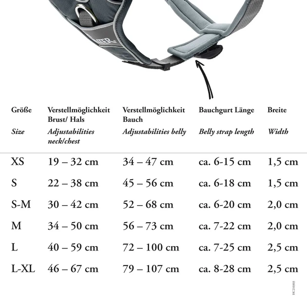 Шлея для собак Hunter Divo L Grey (4016739676238) - изображение 4