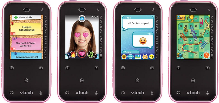 Aparat cyfrowy VTech KidiZoom Snap Touch Pink (80-549254) - obraz 4
