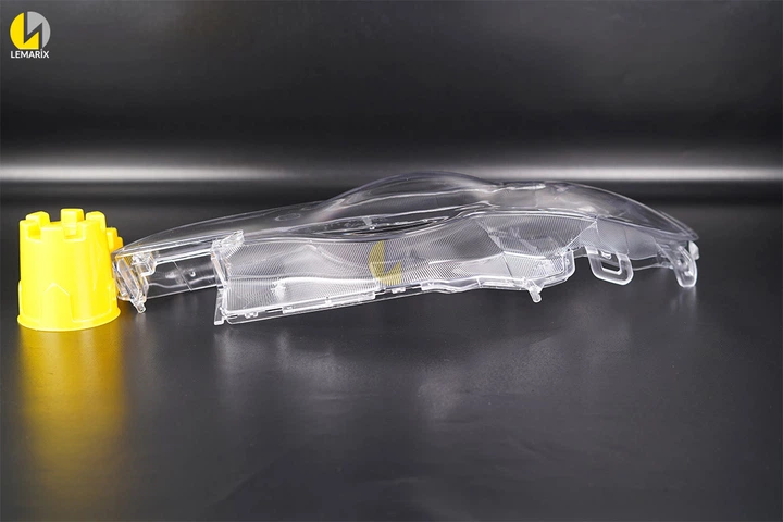 Стекло фары Subaru Legacy BL BP (2006-2009) рест под омыватель левое Lemarix (A45-6608-1) - изображение 4