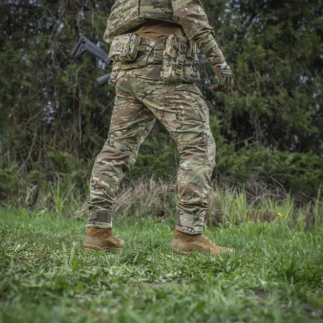 Тактичні чоловічі штани M-Tac Aggressor Elite NYCO Multicam XS (TK-156900) - изображение 2