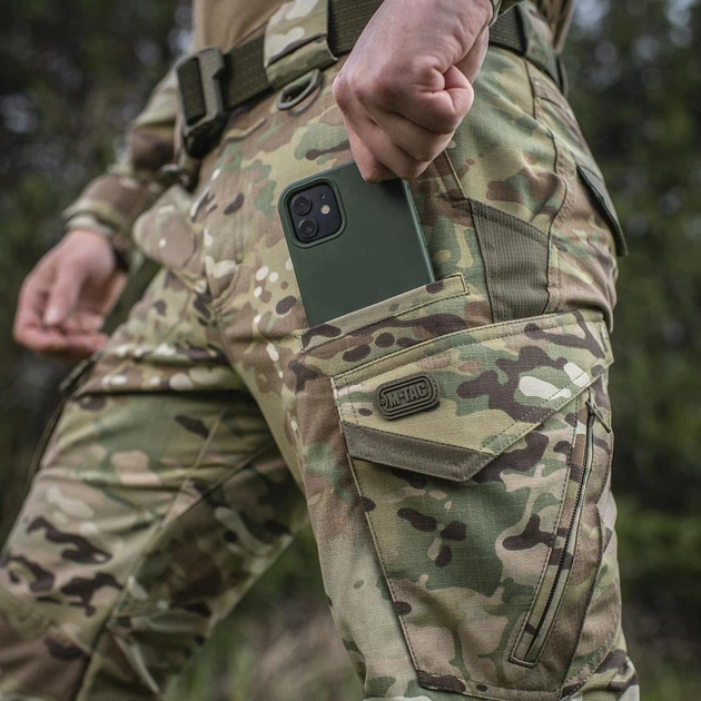 Тактичні чоловічі штани M-Tac Aggressor Elite NYCO Multicam XS (TK-156900) - изображение 12