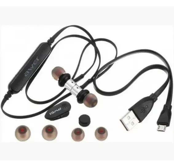 Беспроводные наушники AWEI B923BL, BT4.2, 55mAh, 4-6h, black - изображение 12