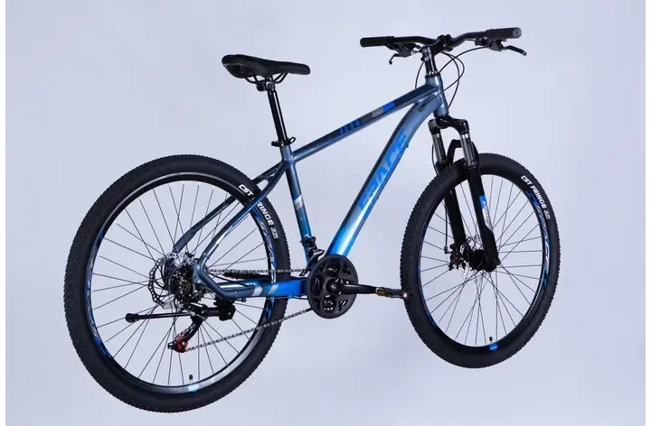 Велосипед AL 27.5" SPACE MERCURY DD FR рама-17" серо-синий - изображение 6