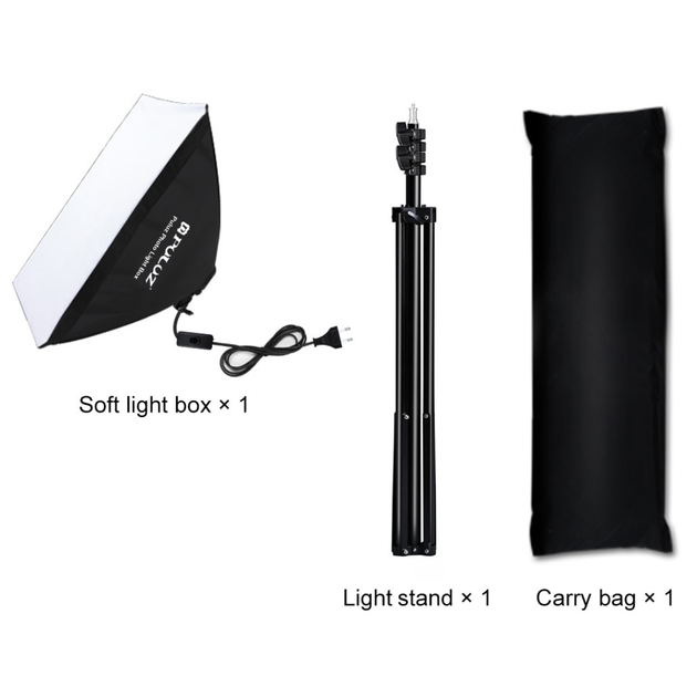 Софтбокс с патроном Е27 Puluz 50x70 cm + Стойка 2 м - изображение 2