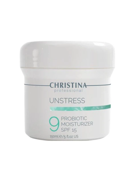 Зволожувальний крем з пробіотичною дією SPF 15 Christina Unstress ProBiotic Moisturizer SPF 15 150 мл - Фото 1 Зволожувальний крем з пробіотичною дією SPF 15 Christina Unstress ProBiotic Moisturizer SPF 15 150 мл - зображення 1