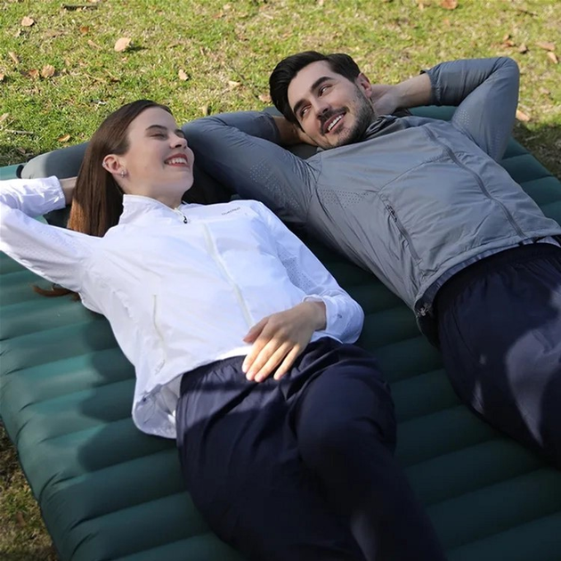 Надувний матрац для кемпінгу Aerogogo Double Air Mattress 200 x 140 см GM2-02 (6975272630061) - зображення 12
