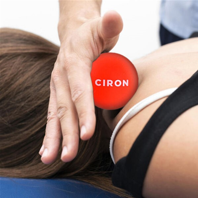 Piłka do masażu Ciron 6 cm Red (5904463685031) - obraz 3
