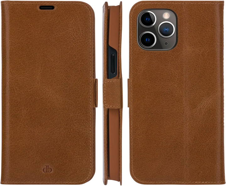 Etui z klapką Dbramante Copenhagen Slim do Apple iPhone 13 Pro Max Tan (CS67GT001330) - obraz 3