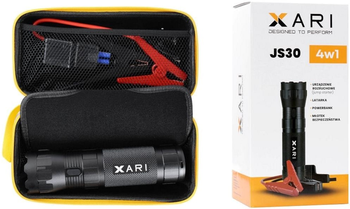 Urządzenie rozruchowe XARI JS30 Jump Starter 4 w 1 (5904463685574) - obraz 3