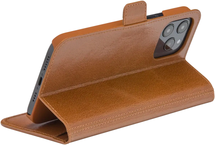 Etui z klapką Dbramante Copenhagen Slim do Apple iPhone 13 Pro Max Tan (CS67GT001330) - obraz 4