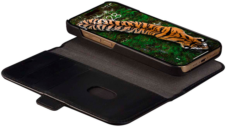 Etui z klapką Dbramante Lynge do Apple iPhone 15 Black (LY61GTBL1821) - obraz 4