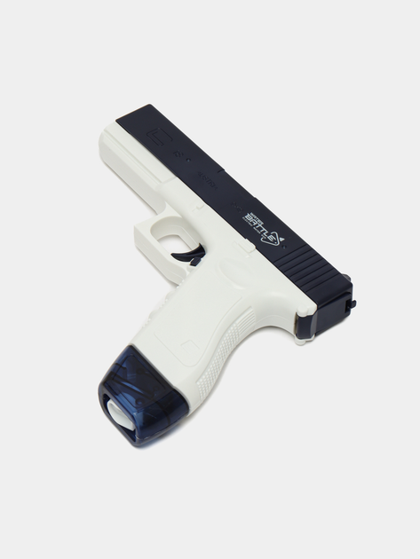 Водный Пистолет Электрический Глок Детский Аккумуляторный + Две Обоймы Glock 18 Синий - изображение 4