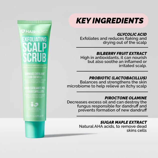 Peeling do skóry głowy Hairburst do suchej i wrażliwej skóry głowy 150 ml (5060743581094) - obraz 4