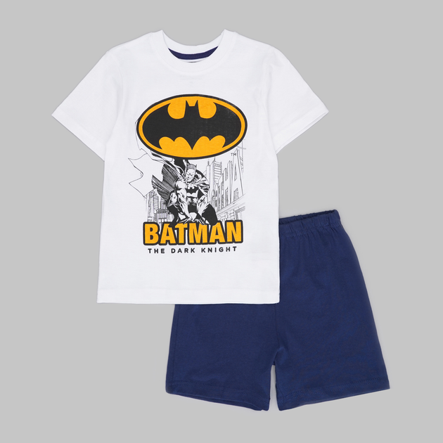 Дитяча літня піжама для хлопчика Disney BAT5204410 110 см Чорні/Білі від Rozetka на платформі USKIDKA Акція на Дитяча літня піжама для хлопчика Disney BAT5204410 110 см Чорні/Білі від Rozetka
