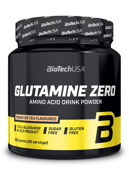 Глютамин BioTech Glutamine Zero (300 г) биотеч зеро peach ice tea - Фото 1 Глютамин BioTech Glutamine Zero (300 г) биотеч зеро peach ice tea - изображение 1