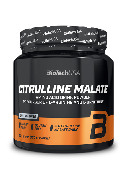 Л-Цитруллин малат BioTech Citrulline Malate (300 г) биотеч unflavored - Фото 1 Л-Цитруллин малат BioTech Citrulline Malate (300 г) биотеч unflavored - изображение 1