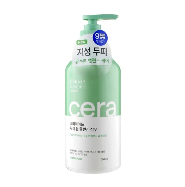 Шампунь для шкіри голови заспокійливий KeraSys Derma & More Cera Soothing Shampoo 600ml
