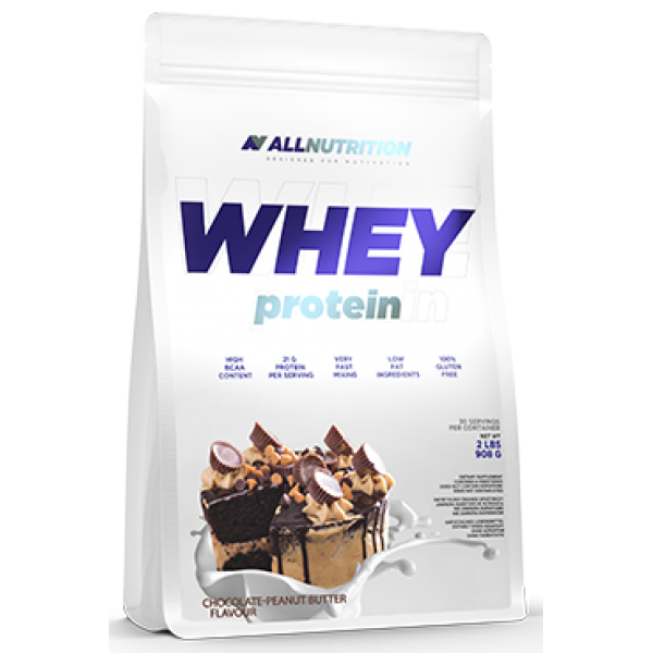 Сывороточный протеин концентрат AllNutrition Whey Protein 900 грамм Шоколад - Арахис - Фото 1 Сывороточный протеин концентрат AllNutrition Whey Protein 900 грамм Шоколад - Арахис - изображение 1