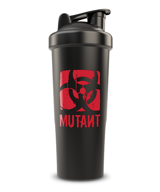 Шейкер спортивный Mutant Deluxe Black Shaker Cup 1000 мл - Фото 1 Шейкер спортивный Mutant Deluxe Black Shaker Cup 1000 мл - изображение 1