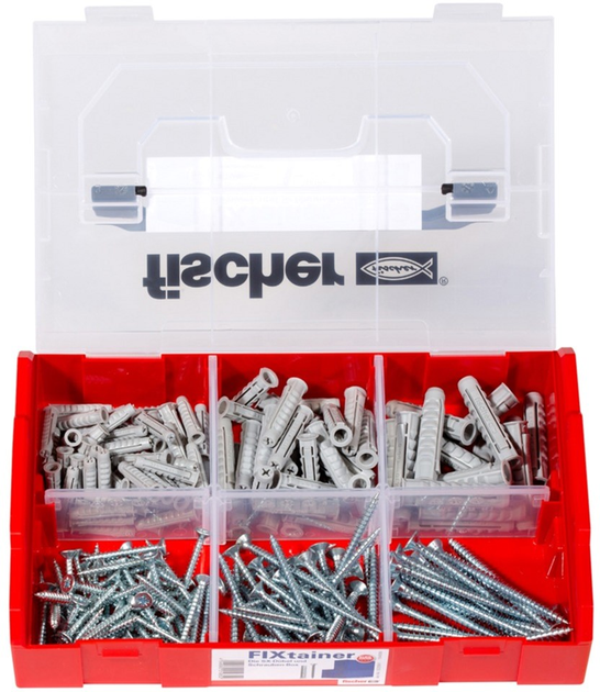 Набір шурупів і дюбелів Fischer FixTainer SX 210 шт. (4048962219852) - зображення 3