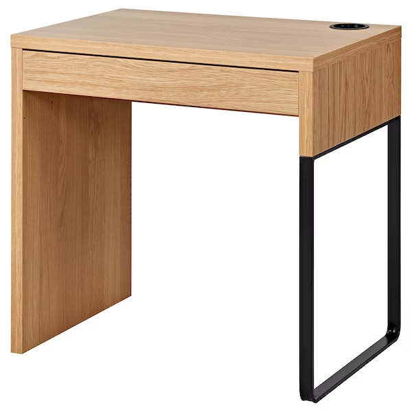 Комп'ютерний стіл MICKE 73х50 см IKEA 203.517.42 дуб 73х50 - Фото 1 Комп'ютерний стіл MICKE 73х50 см IKEA 203.517.42 дуб 73х50 - изображение 1