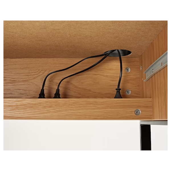 Комп'ютерний стіл MICKE 73х50 см IKEA 203.517.42 дуб 73х50 - Фото 5 Комп'ютерний стіл MICKE 73х50 см IKEA 203.517.42 дуб 73х50 - изображение 5