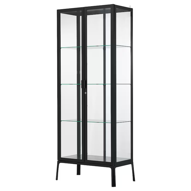 Вітрина MILSBO IKEA 303.964.48 антрацит - Фото 5 Вітрина MILSBO IKEA 303.964.48 антрацит - зображення 5