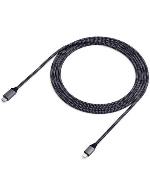 Кабель USB-C to Lightning Satechi USB-C to Lightning Cable Space Gray (1.8 m) (ST-TCL18M) - зображення 9