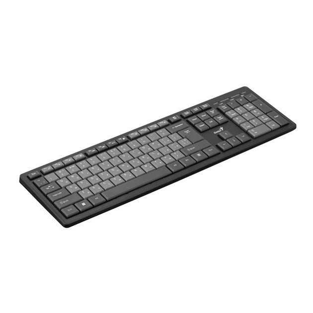 Комплект клавиатура и мышь Genius KM-8200, WL, EN/UKR, черный - Фото 7 Комплект клавиатура и мышь Genius KM-8200, WL, EN/UKR, черный - изображение 7