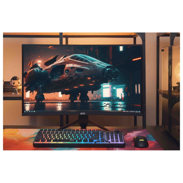 Монитор 2E GAMING 27" G2724BV HDMI, DP, VA, 2560x1440, 165Hz, 1ms, CURVED, FreeSync - изображение 14