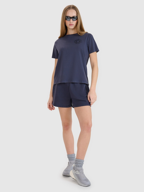 Футболка бавовняна жіноча 4F 4FWSS25TTSHF1988-22S XL Синя (5905700407294) - зображення 3