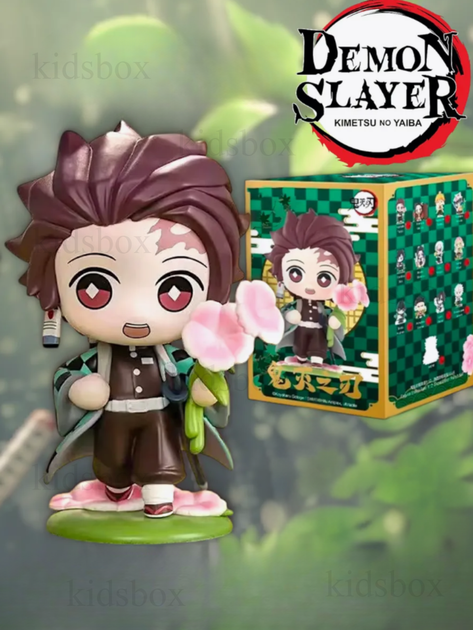 Фигурка Танджиро Камадо Тандзиро Клинок рассекающий демонов Demon Slayer Tanjiro Kamado игрушка аниме 8,5 см - изображение 3