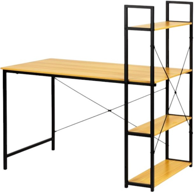 Biurko komputerowe ModernHome by Multistore regał z półkami (PJJCT0002-302) - obraz 3