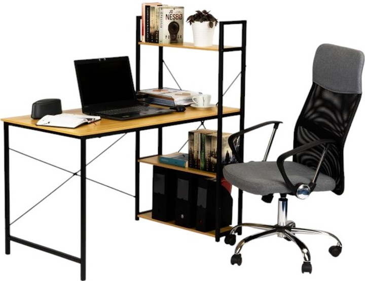 Biurko komputerowe ModernHome by Multistore regał z półkami (PJJCT0002-302) - obraz 6