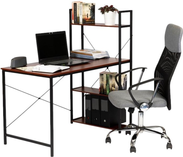 Biurko komputerowe ModernHome by Multistore regał z półkami (PJJCT0002-303) - obraz 6
