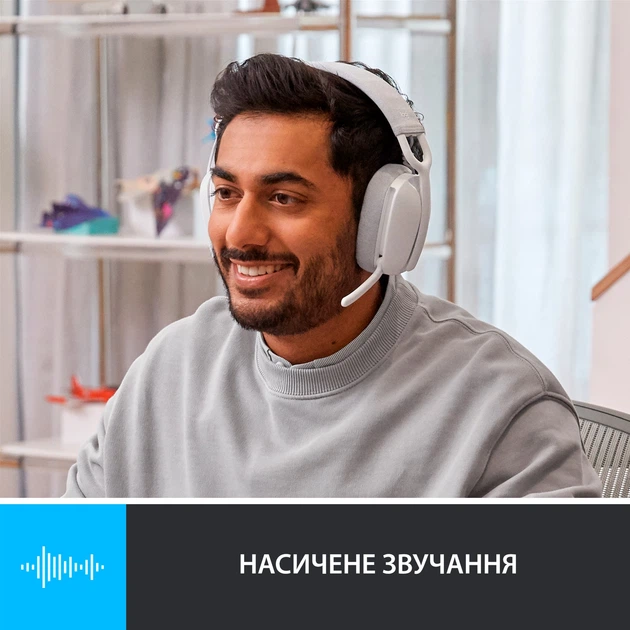 Наушники Logitech Zone Vibe 100 Wireless Off White (981-001219) - изображение 5
