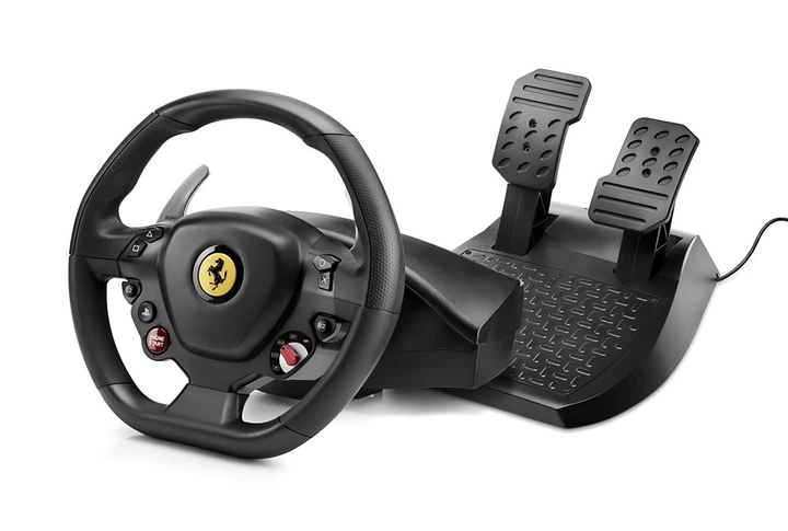 Дротове кермо Thrustmaster T80 Ferrari 488 GTB Edition PC/PS4/PS5 Black (4160672) - Фото 1 Дротове кермо Thrustmaster T80 Ferrari 488 GTB Edition PC/PS4/PS5 Black (4160672) - зображення 1