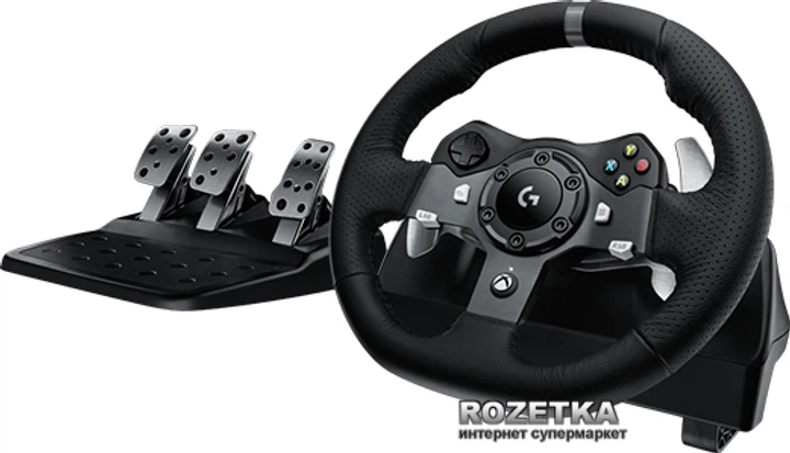 Дротове кepмo Logitech G920 Driving Force PC/Xbox One Black (941-000123) - Фото 1 Дротове кepмo Logitech G920 Driving Force PC/Xbox One Black (941-000123) - зображення 1