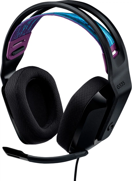 Гарнитура Logitech G335 Wired Gaming Black (981-000978) - Фото 1 Гарнитура Logitech G335 Wired Gaming Black (981-000978) - изображение 1