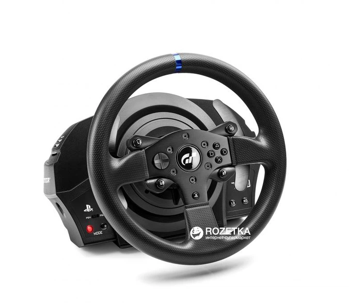 Проводной руль Thrustmaster T300 RS GT Edition Official Sony licensed PC/PS4/PS3 Black (4160681) - Фото 4 Проводной руль Thrustmaster T300 RS GT Edition Official Sony licensed PC/PS4/PS3 Black (4160681) - изображение 4