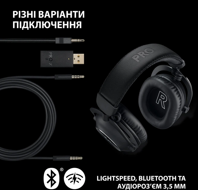 Наушники Logitech G Pro X 2 Lightspeed Wireless Black (981-001263) - изображение 6