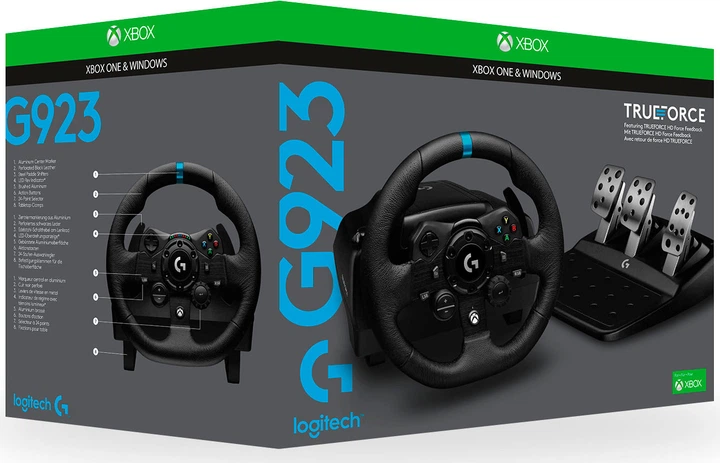 Дротове кермо Logitech G923 Racing Wheel and Pedals for Xbox One and PC (941-000158) - зображення 12