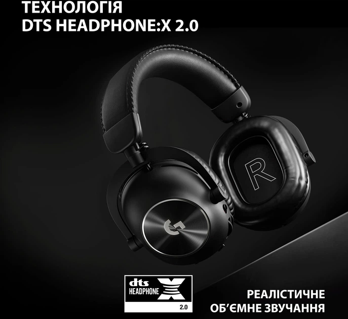 Наушники Logitech G Pro X 2 Lightspeed Wireless Black (981-001263) - изображение 8