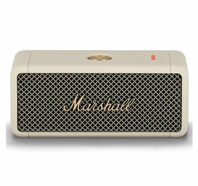 Портативная акустика (bluetooth-колонка) Marshall Emberton Cream (1005945) (Asian Version) - Фото 1 Портативная акустика (bluetooth-колонка) Marshall Emberton Cream (1005945) (Asian Version) - изображение 1