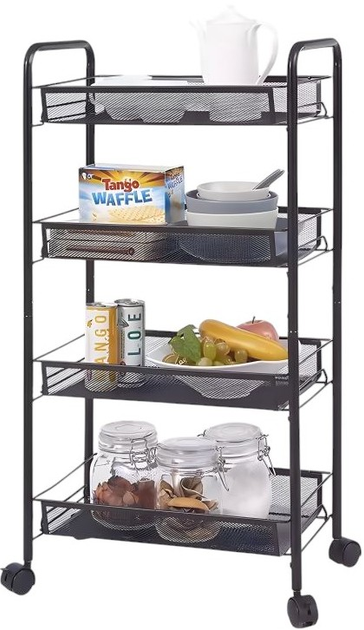 Regał ModernHome by Multistore 4 półki czarny (PJJCBS0024-05A) - obraz 7